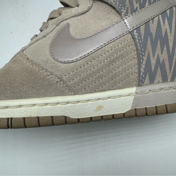 Nike Dunk Sky Hi Hidden Wedge Gray Suede Bolt Sneakers Women’s Size 7 - Picture 11 of 13